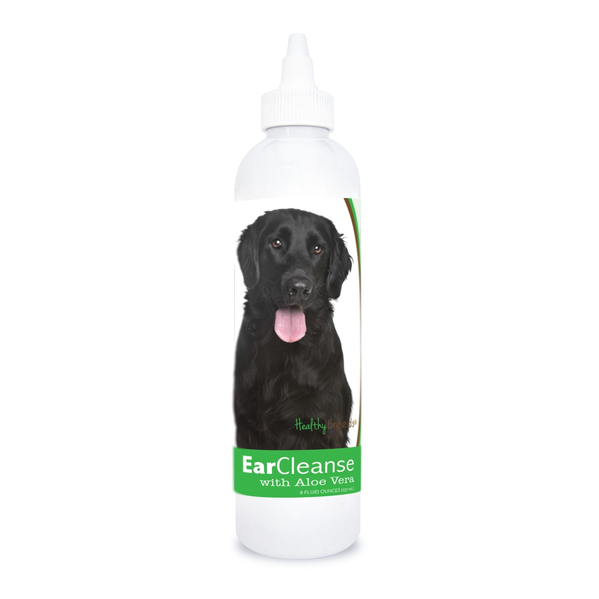 Picture of Healthy Breeds 840235106920 8 oz Flat Coated Retriever Ear Cleanse with Aloe Vera Cucumber Melon