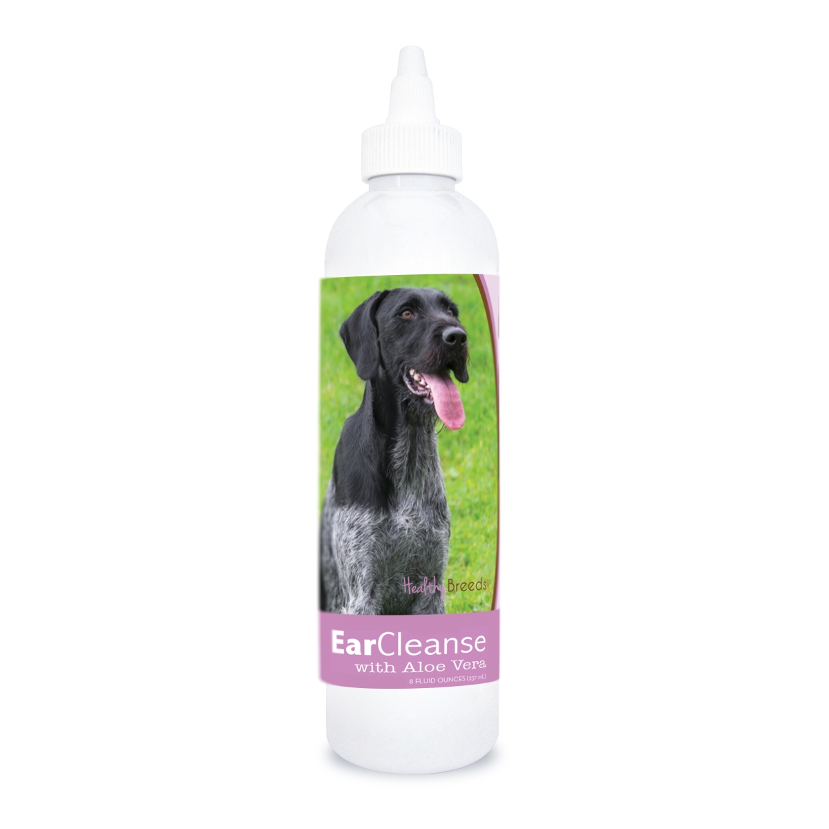 Picture of Healthy Breeds 840235107521 8 oz German Wirehaired Pointer Ear Cleanse with Aloe Vera Sweet Pea & Vanilla