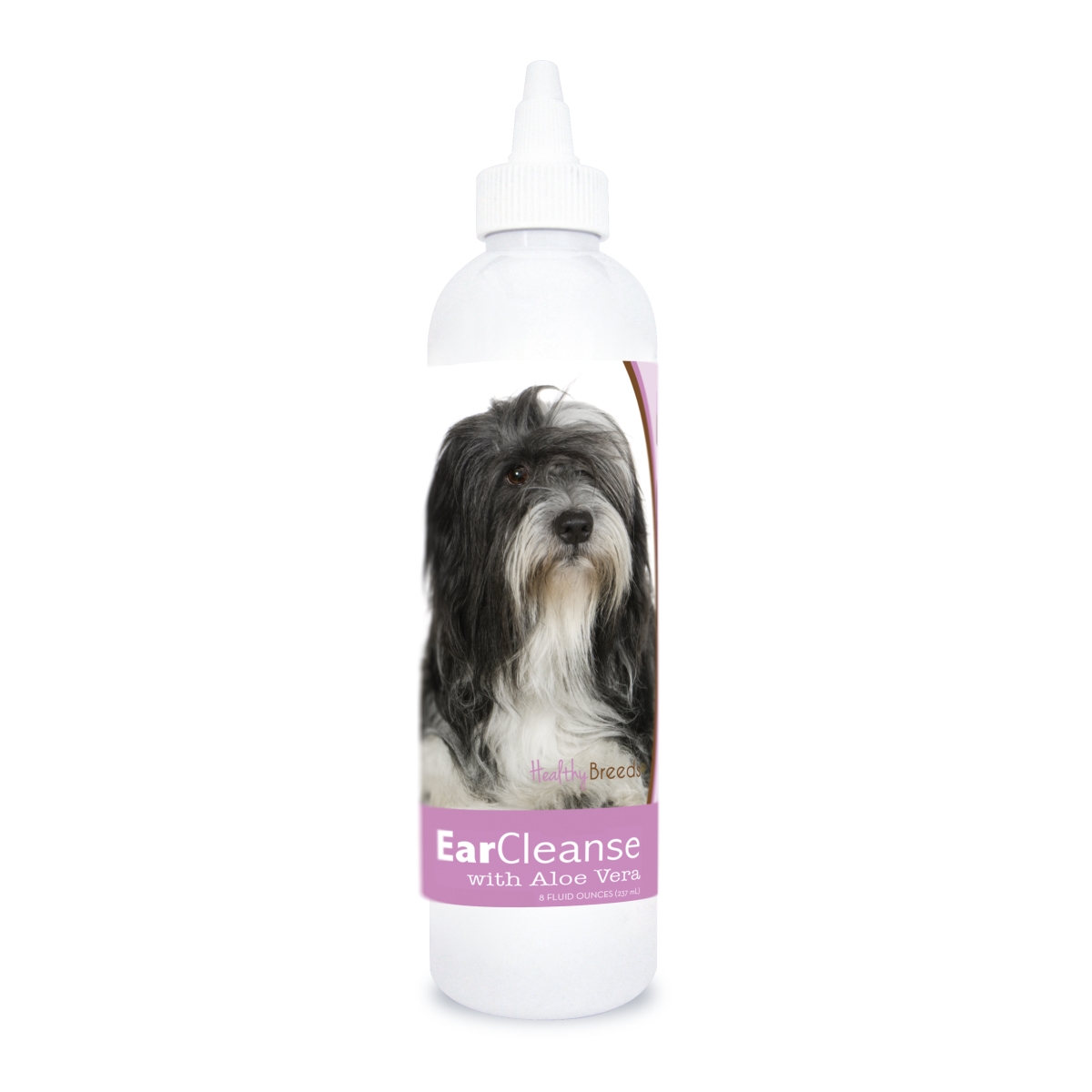 Picture of Healthy Breeds 840235110453 8 oz Lhasa Apso Ear Cleanse with Aloe Vera Sweet Pea & Vanilla