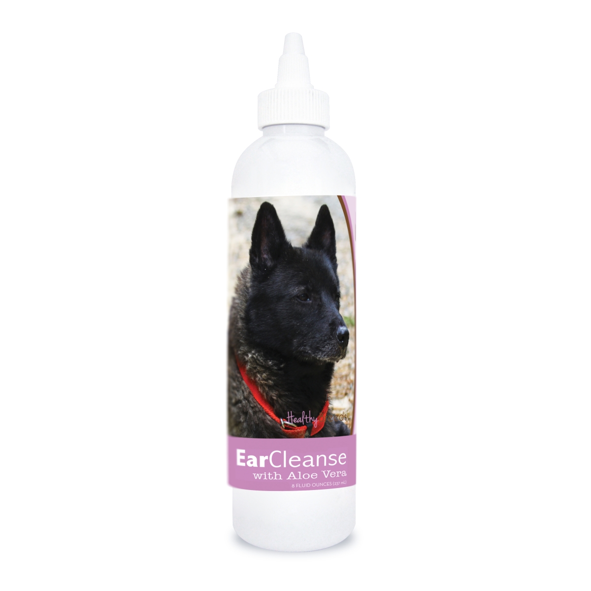 Picture of Healthy Breeds 840235111443 8 oz Norwegian Elkhound Ear Cleanse with Aloe Vera Sweet Pea & Vanilla