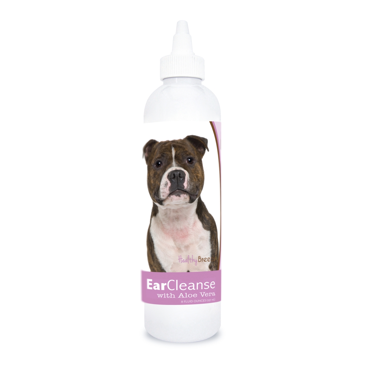 Picture of Healthy Breeds 840235115144 8 oz Staffordshire Bull Terrier Ear Cleanse with Aloe Vera Sweet Pea & Vanilla