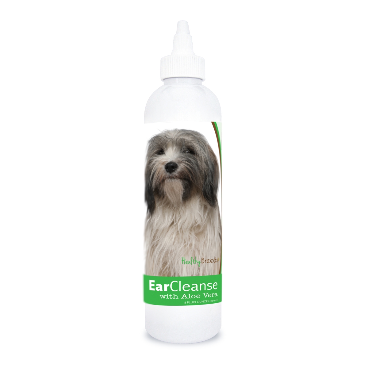 Picture of Healthy Breeds 840235115717 8 oz Tibetan Terrier Ear Cleanse with Aloe Vera Cucumber Melon