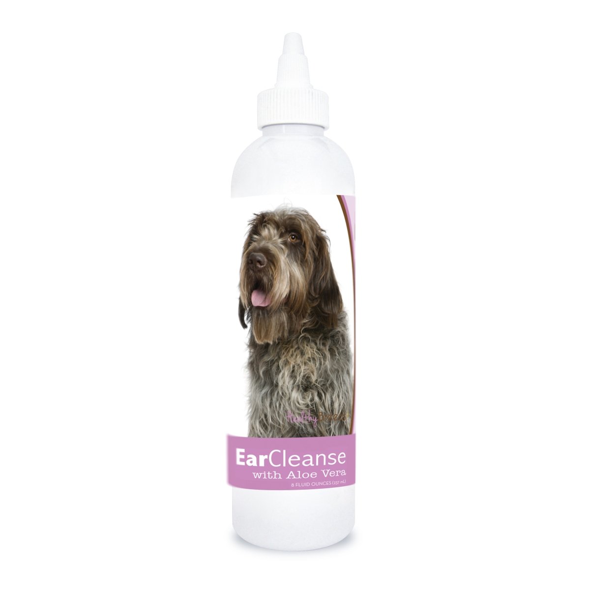 Picture of Healthy Breeds 840235116219 8 oz Wirehaired Pointing Griffon Ear Cleanse with Aloe Vera Sweet Pea & Vanilla