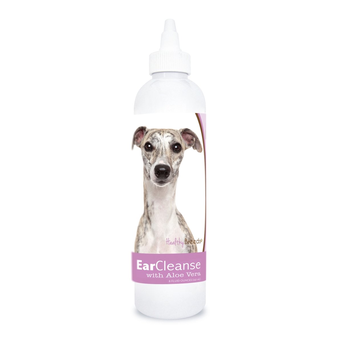 Picture of Healthy Breeds 840235116349 8 oz Whippet Ear Cleanse with Aloe Vera Sweet Pea & Vanilla