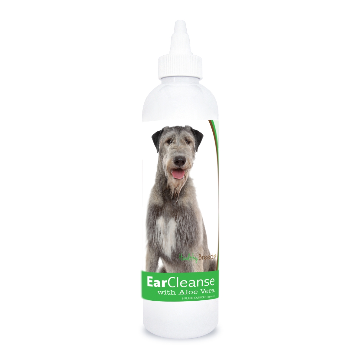 Picture of Healthy Breeds 840235116639 8 oz Irish Wolfhound Ear Cleanse with Aloe Vera Cucumber Melon