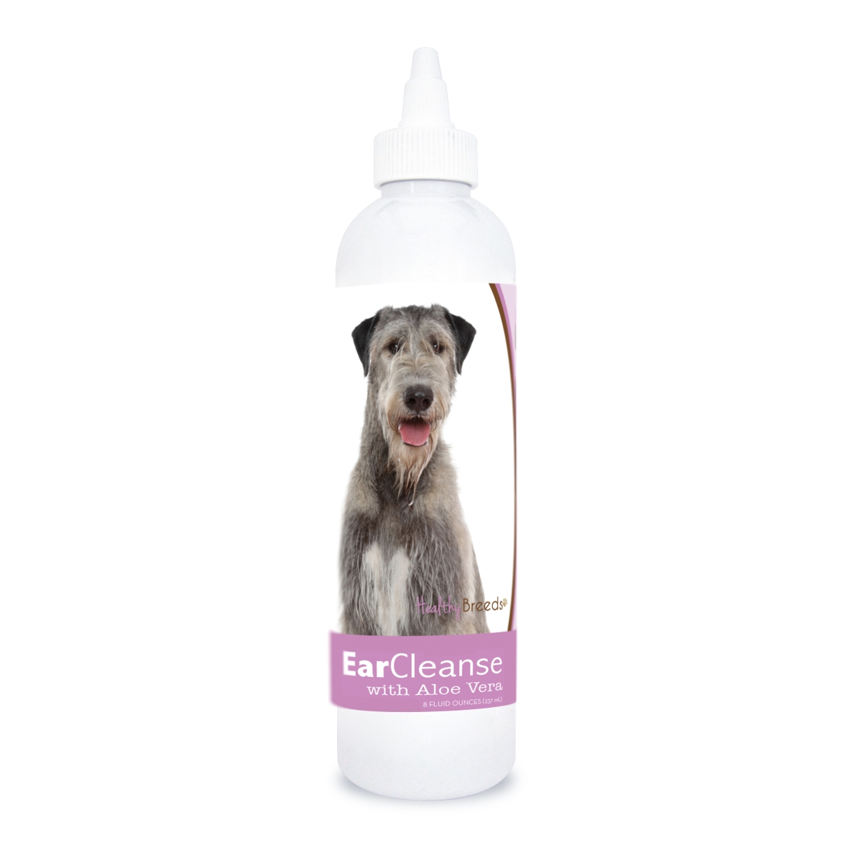 Picture of Healthy Breeds 840235116646 8 oz Irish Wolfhound Ear Cleanse with Aloe Vera Sweet Pea & Vanilla