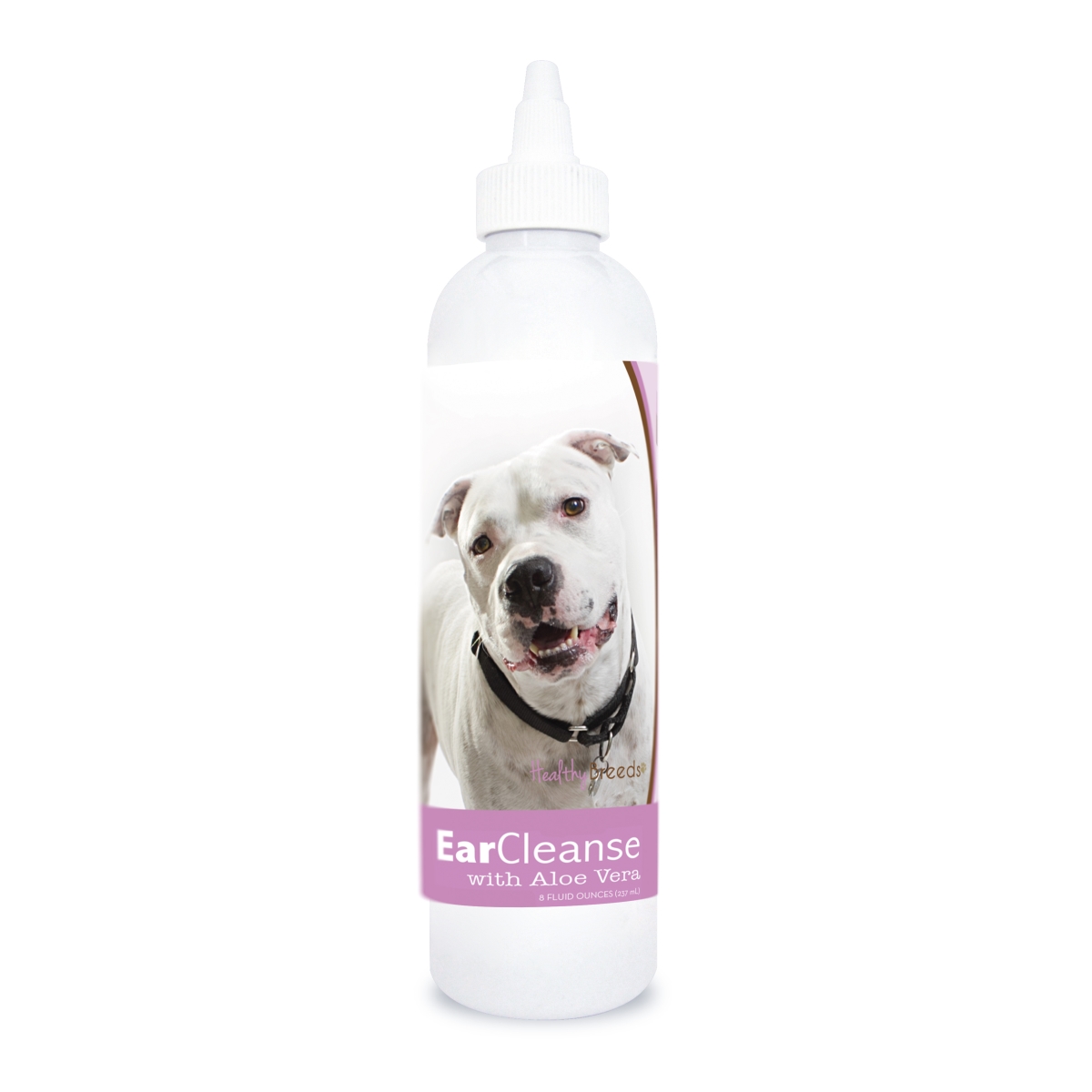 Picture of Healthy Breeds 840235129301 8 oz Pit Bull Ear Cleanse with Aloe Vera Sweet Pea & Vanilla