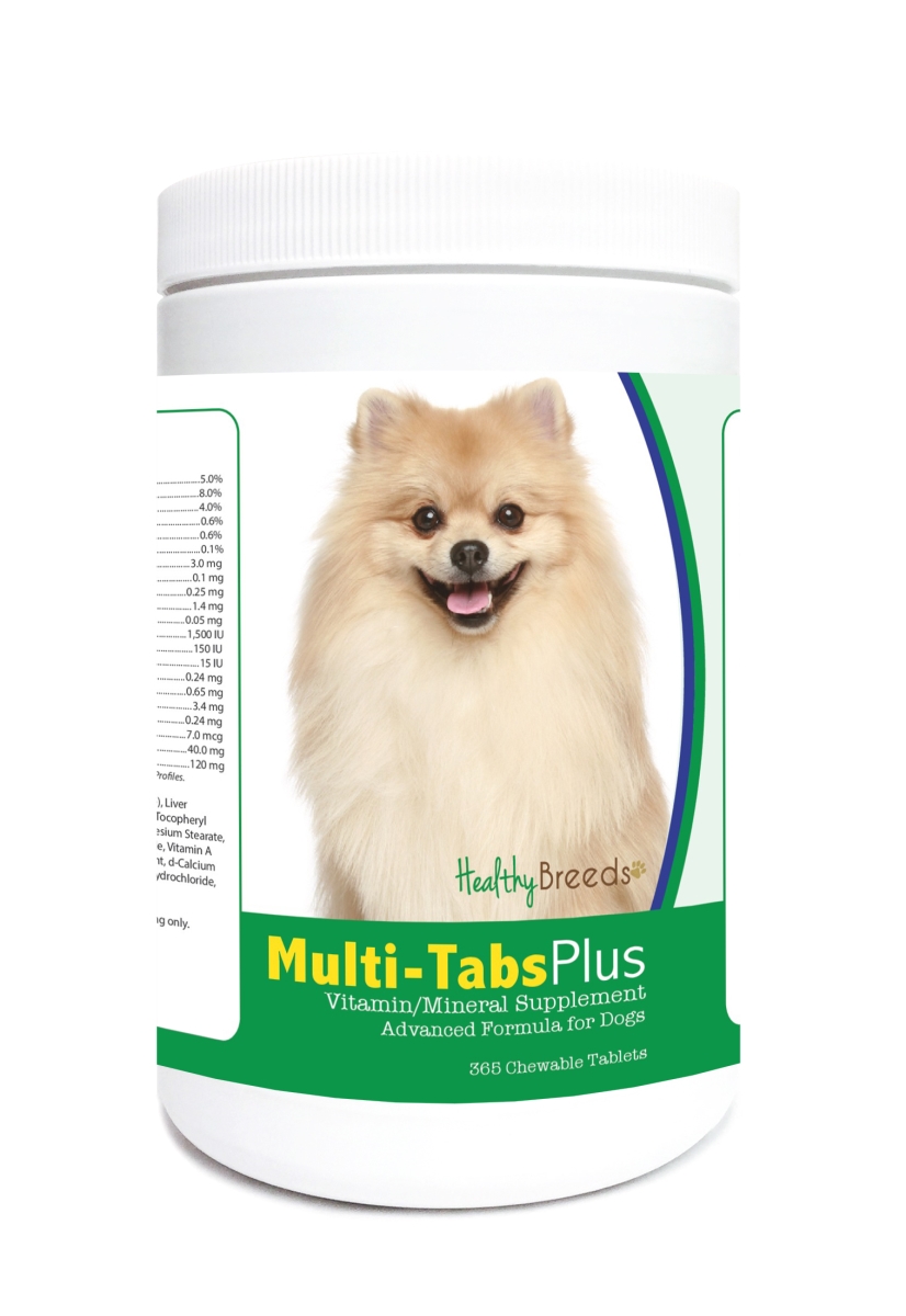 840235122920 Pomeranian Multi-Tabs Plus Chewable Tablets - 365 Count