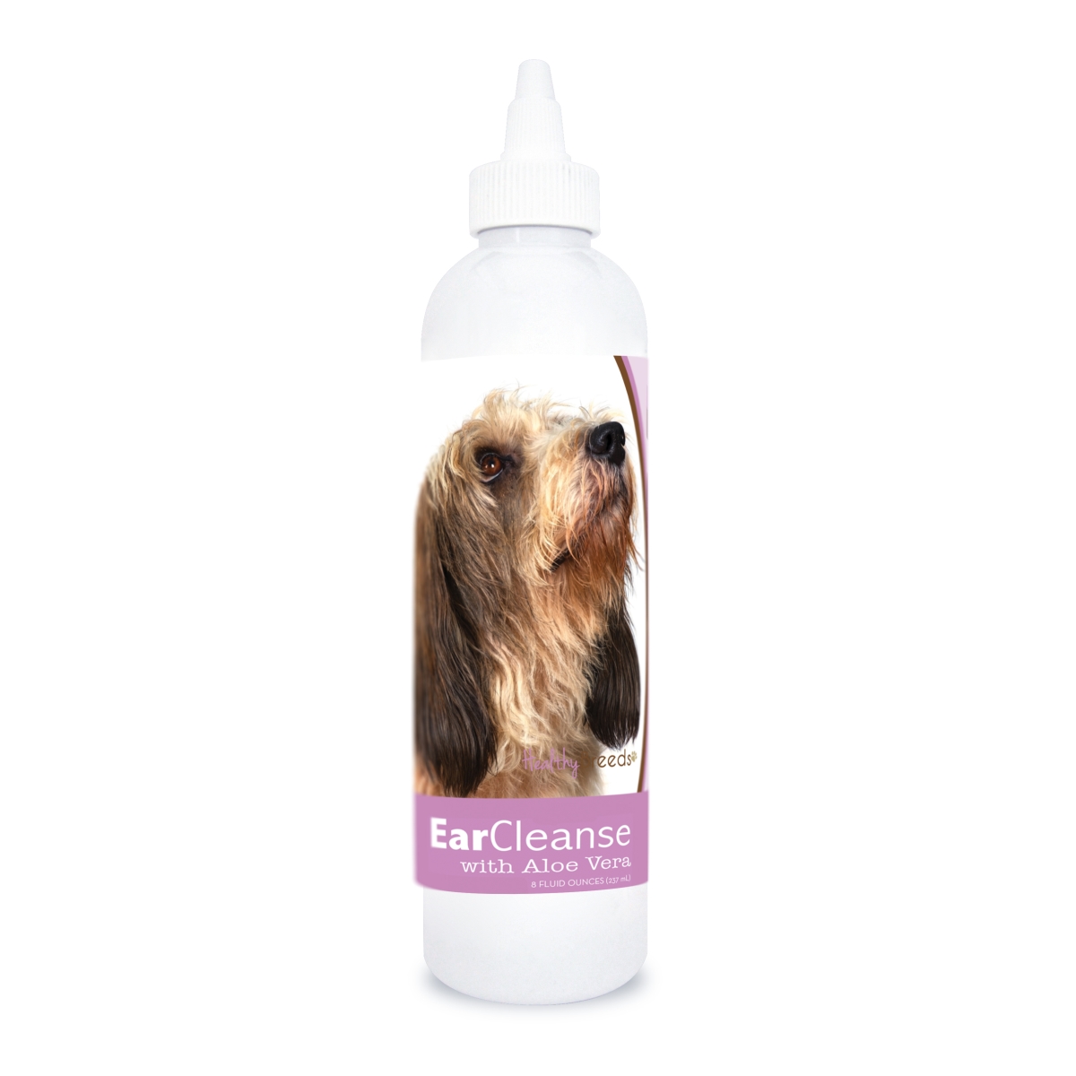 8 oz Petits Bassets Griffons Vendeen Ear Cleanse with Aloe Vera Sweet Pea & Vanilla