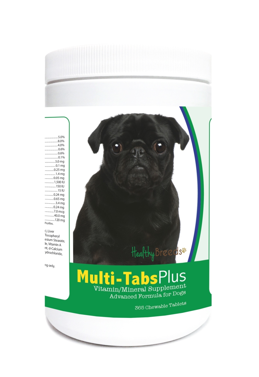 840235123316 Pug Multi-Tabs Plus Chewable Tablets - 365 Count