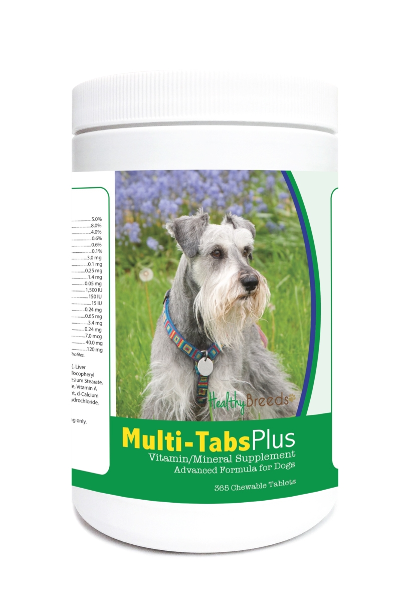 840235123323 Miniature Schnauzer Multi-Tabs Plus Chewable Tablets - 365 Count
