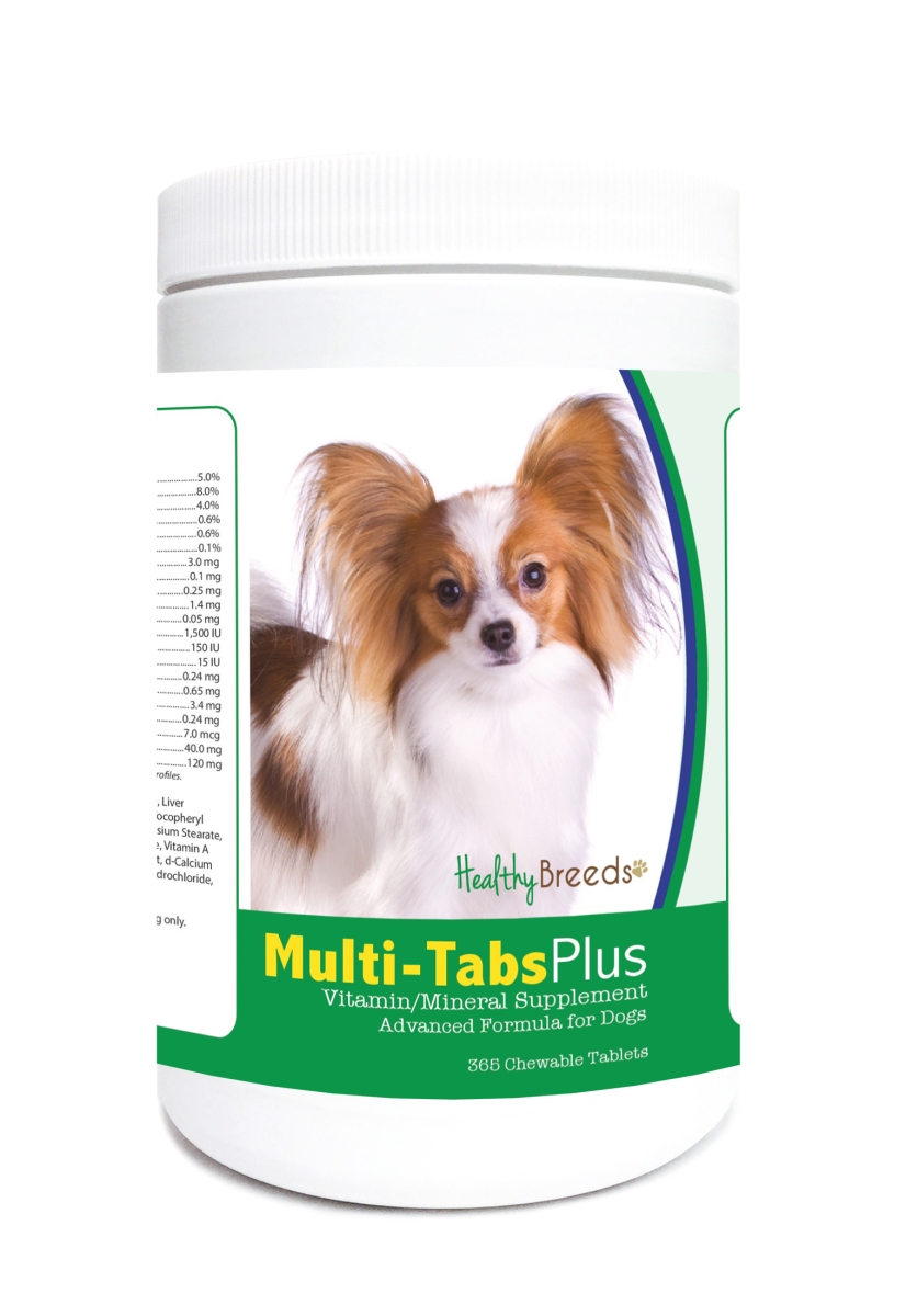 840235123347 Papillon Multi-Tabs Plus Chewable Tablets - 365 Count