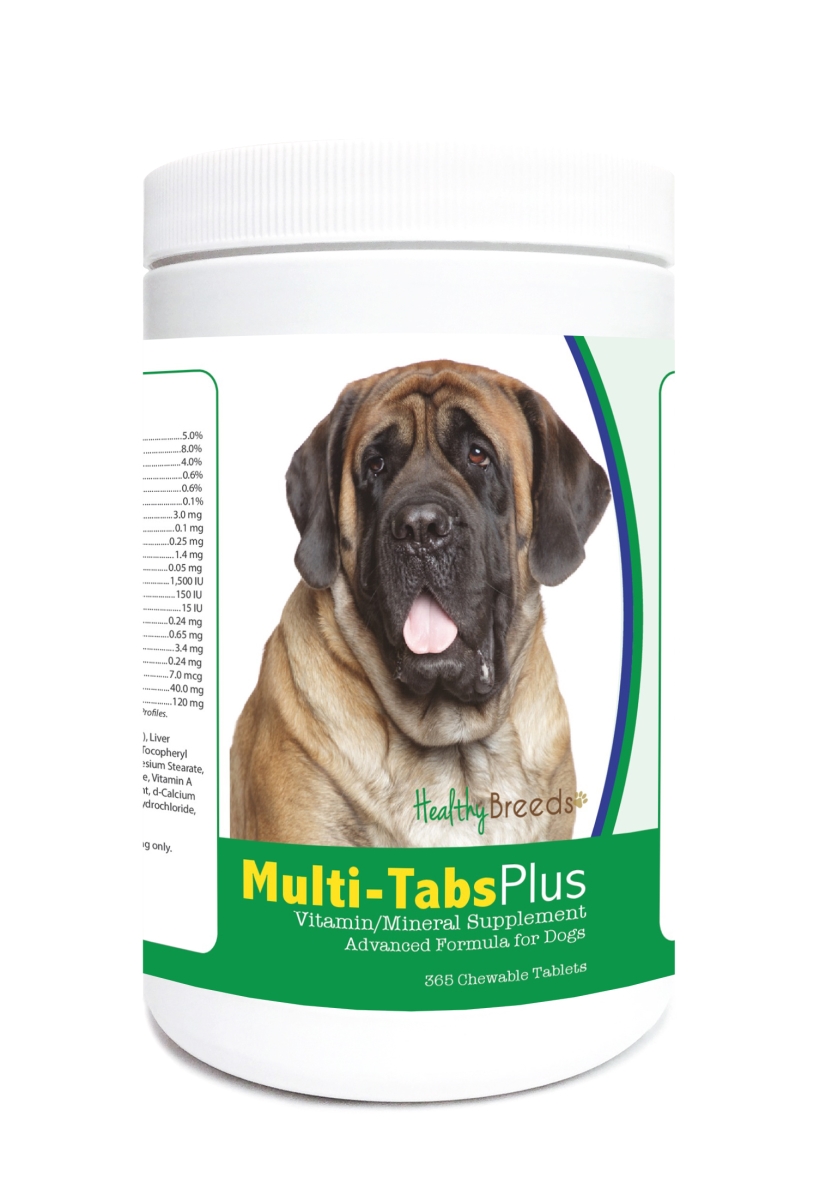 840235123385 Mastiff Multi-Tabs Plus Chewable Tablets - 365 Count