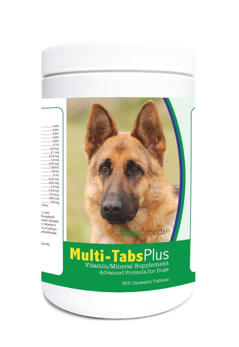 840235123415 German Shepherd Multi-Tabs Plus Chewable Tablets - 365 Count