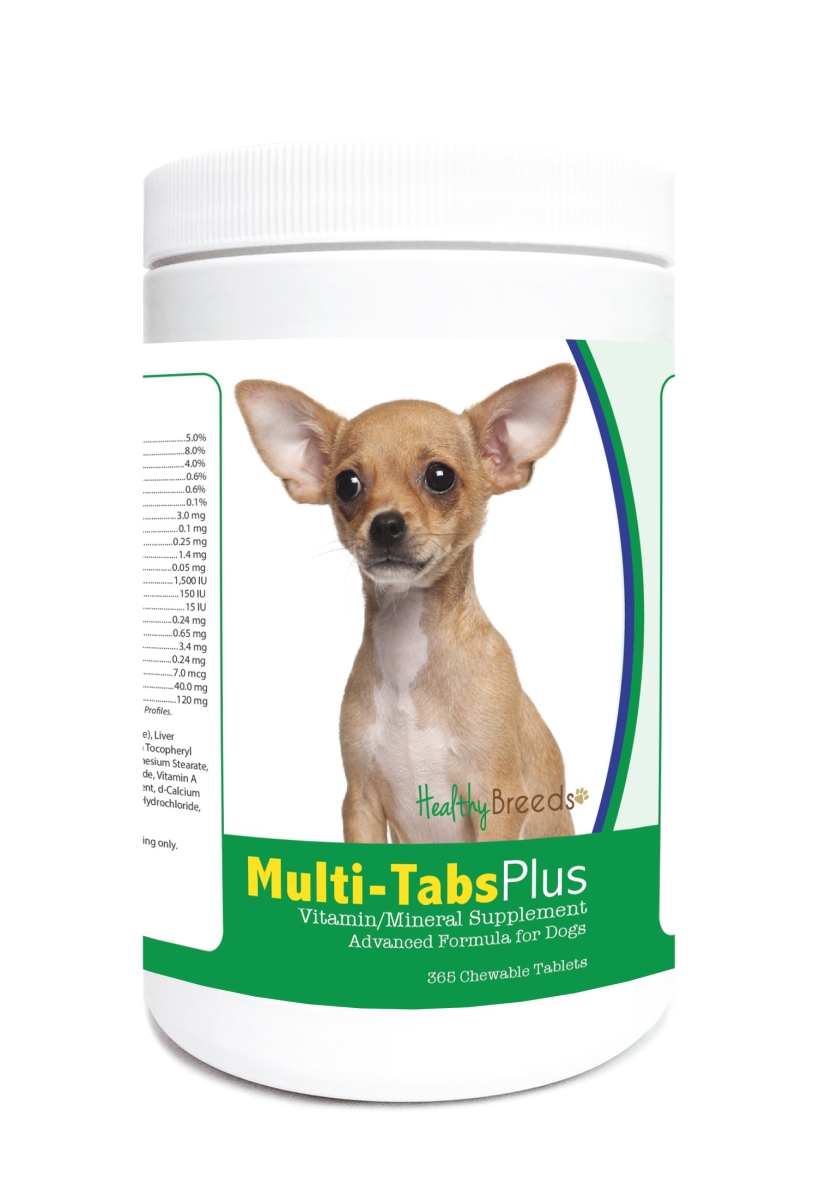 840235123552 Chihuahua Multi-Tabs Plus Chewable Tablets - 365 Count