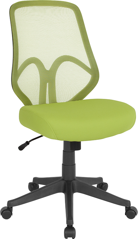 Picture of Flash Furniture GO-WY-193A-GN-GG Salerno Series High-Back Green Mesh Chair&#44; 37 - 41 x 26.5 x 26.5 in.