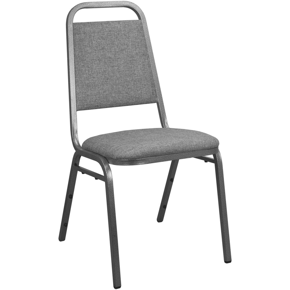 Picture of Flash Furniture 827FABRIC-BCG-SB 17.25 in. Advantage Fabric-Padded Banquet Stackable Chairs, Charcoal Gray