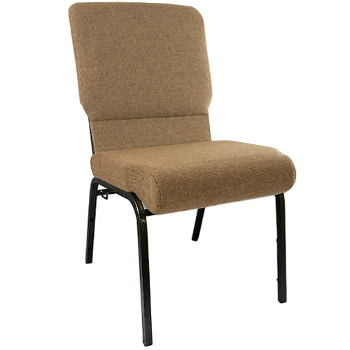PCHT185-105 18.5 in. Advantage Mixed Church Chairs, Tan