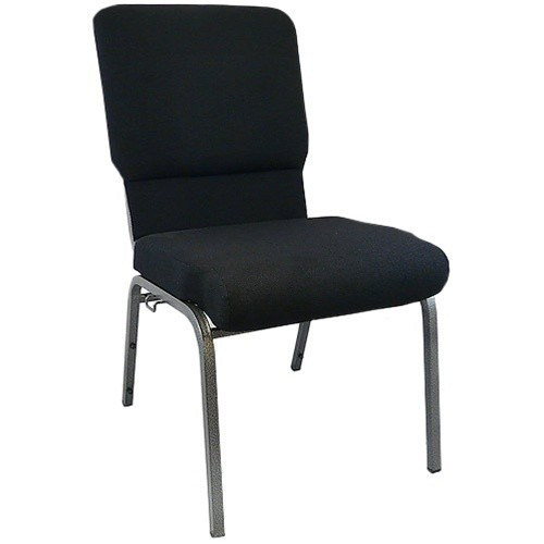 PCHT185-108 18.5 in. Advantage Church Chairs, Black