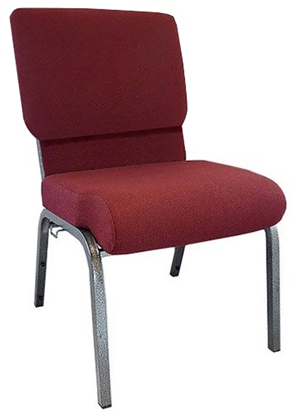 PCHT-104 20.5 in. Advantage Church Chair, Maroon