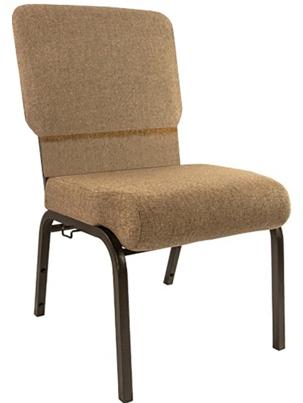 PCHT-105 20.5 in. Advantage Mixed Church Chair, Tan