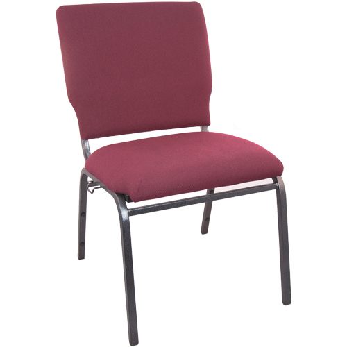 SEPCHT185-104 18.5 in. Advantage Multipurpose Church Chairs, Maroon