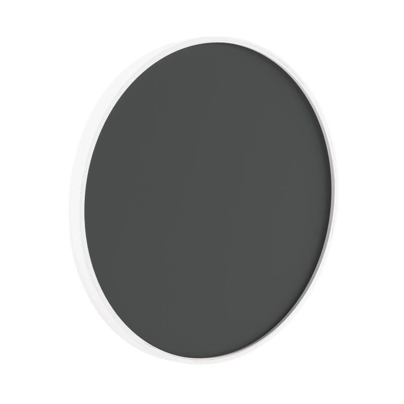 24 in. Canterbury Round Wall Mounted Magnetic Chalkboard for Home or Business with Eraser & Chalk in Whitewash Pine Wood Frame -  Flash Furniture, HGWA-CHKCIRCLE24-WHTWSH-GG