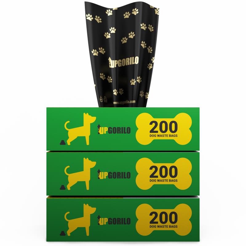 PLA-EQ7K55425-GG 8 x 13 in. Kessler Unscented Premium Pet Waste Station Bags, 600 Extra Thick & Strong Leak Proof Dog Waste Bags - 3 Roll Set