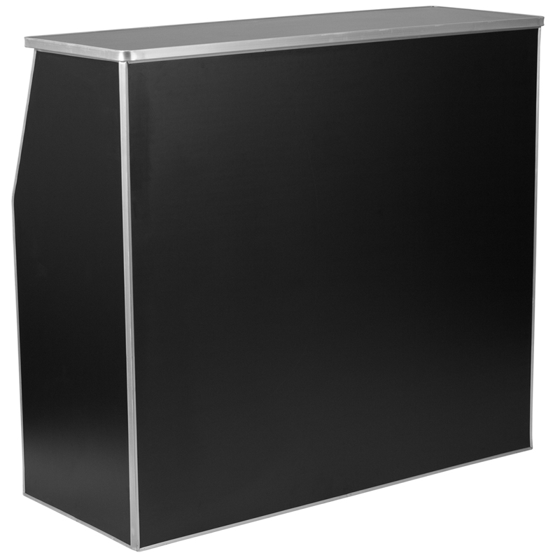 Picture of Flash Furniture XA-BAR-48-BK-GG 4 ft. Black Laminate Foldable Bar