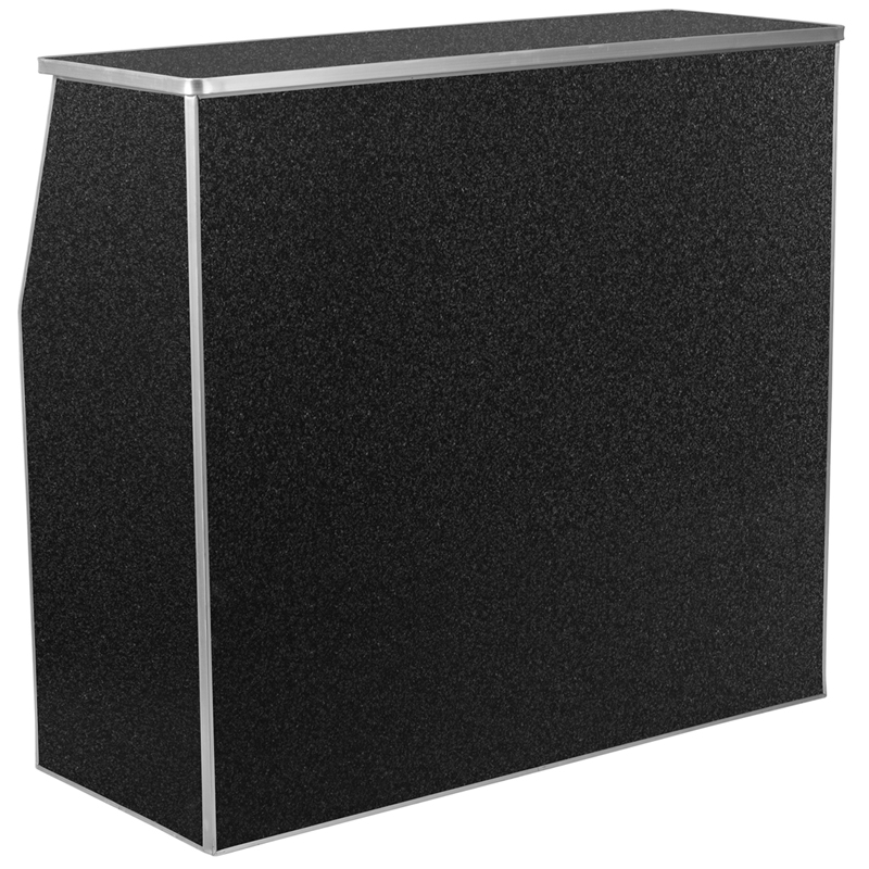 Picture of Flash Furniture XA-BAR-48-MAR-GG 4 ft. Black Marble Laminate Foldable Bar