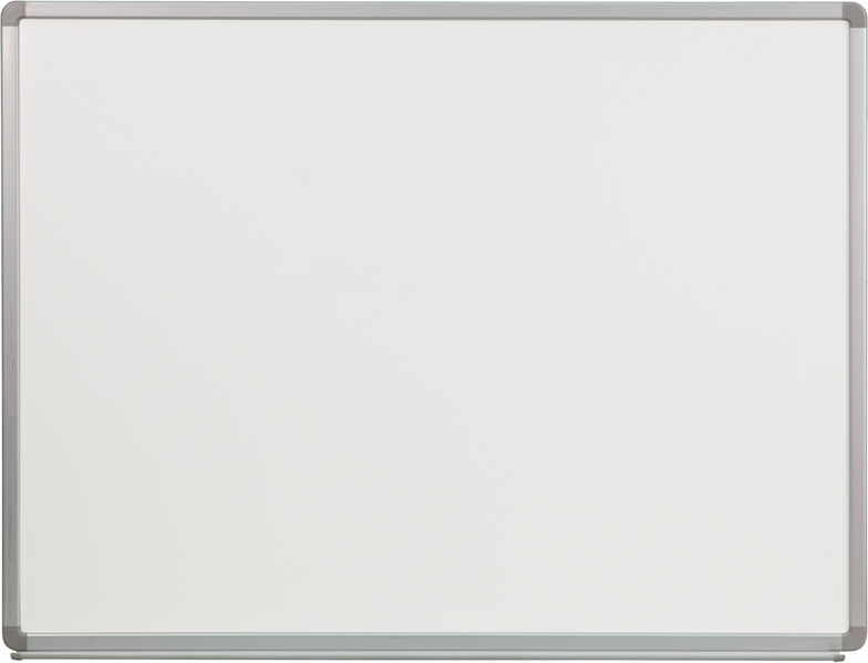 Picture of Flash Furniture YU-90X120-POR-GG 4 x 3 ft. Porcelain Magnetic Marker Board
