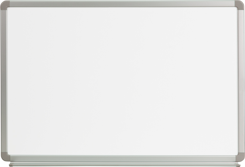Picture of Flash Furniture YU-60X90-WHITE-GG 3 x 2 ft. Magnetic Marker Board