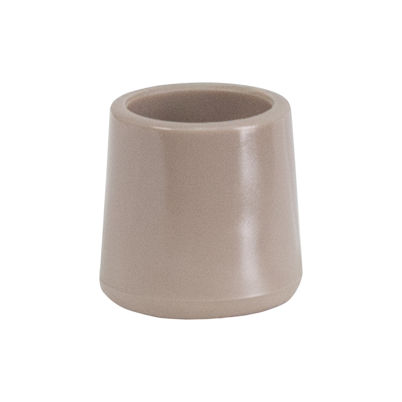 LE-L-3-BGE-CAPS-GG Beige Replacement Foot Cap for Plastic Folding Chairs