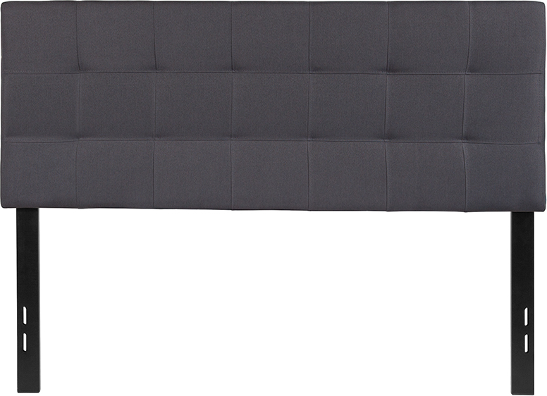 Bedford Tufted Full Headboard - Dark Gray - Upholstered Design