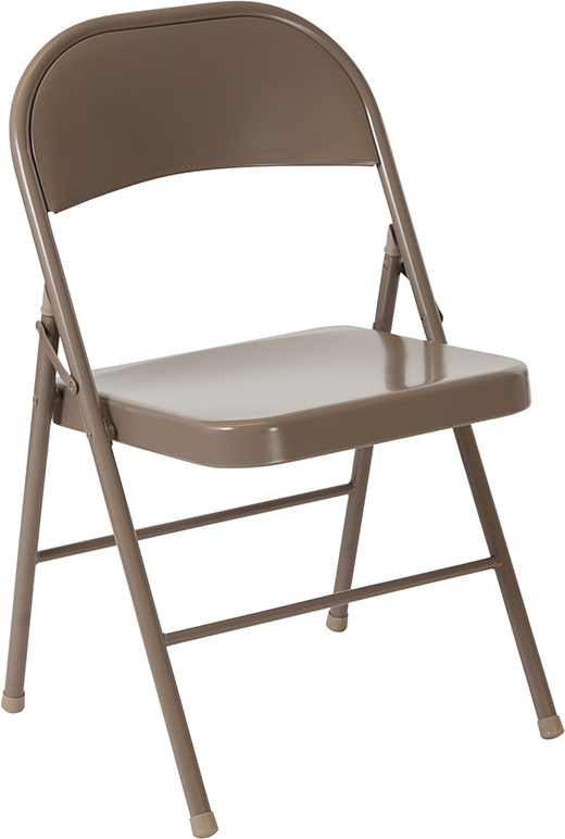 Picture of Flash Furniture BD-F002-BGE-GG Hercules Series Double Braced Metal Folding Chair, Beige
