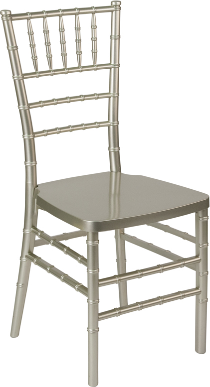 Champagne Resin Stacking Chiavari Chair - Champagne - Set of 2 - Lightweight & Durable