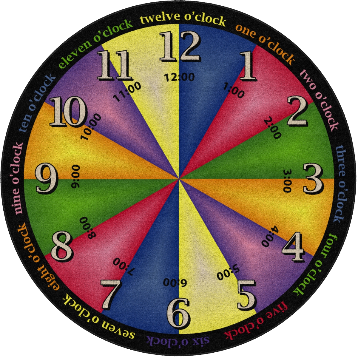 6 ft. Got the Time Rug - Round