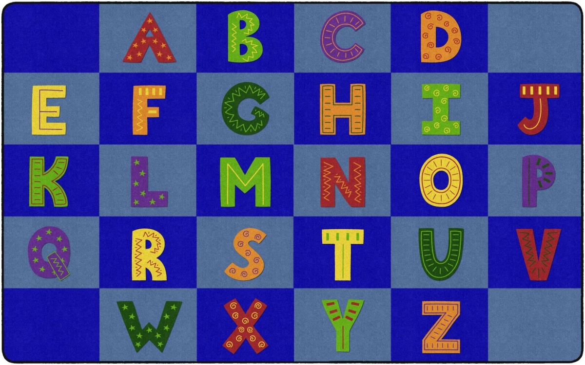 FX1524-44FS 7 ft. 6 in. x 12 in. Learning My ABCs Carpet