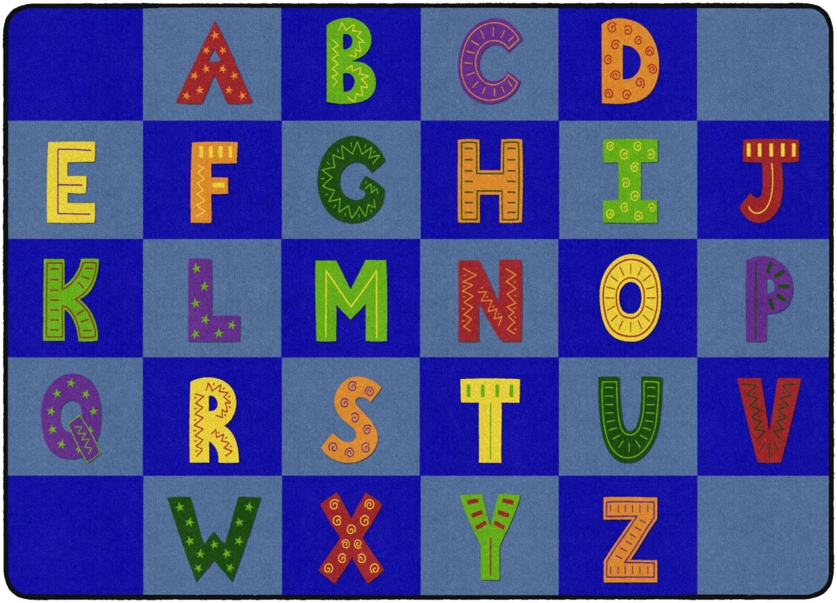 FX1524-56FS 10 x 12 in. Learning My ABCs Carpet