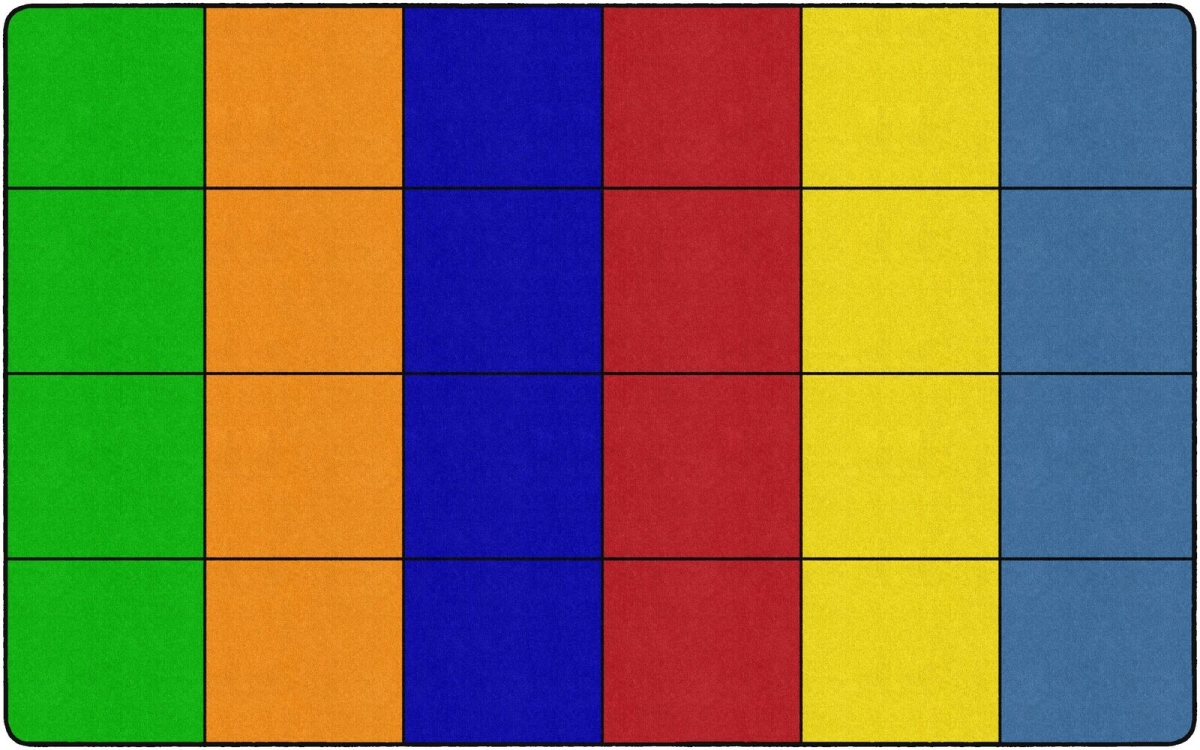 10 x 12 in. Ranbow Seating Blocks Carpet