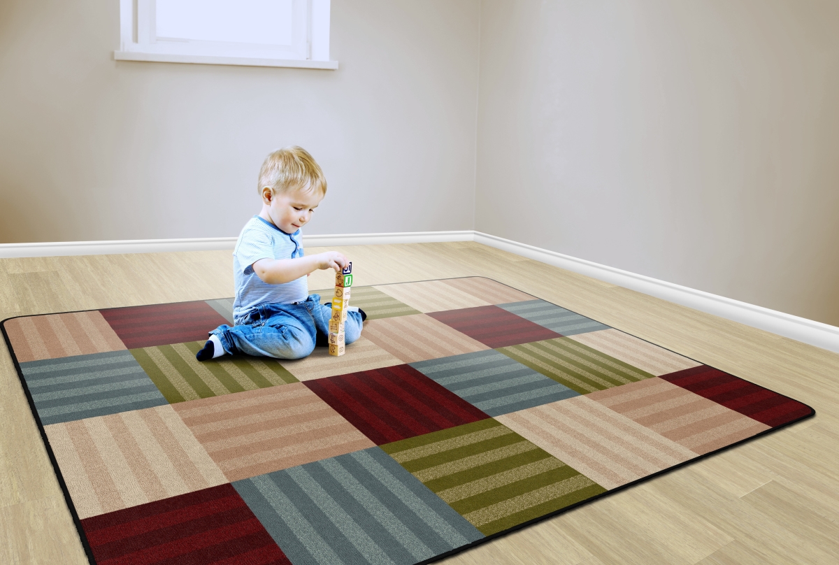 FA1323-32FS Hashtag Earth Tone Rug - 6 ft. x 8 ft. 4 in.