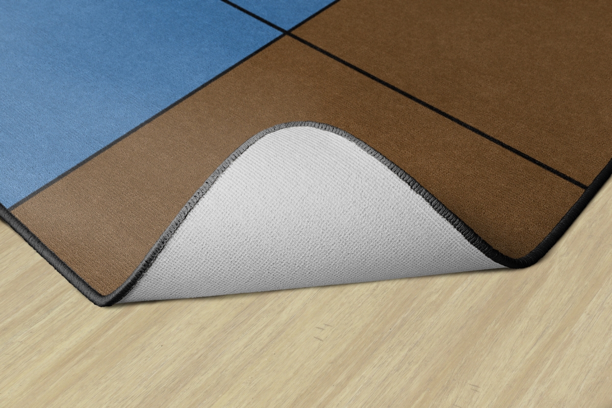 FA1146-58FS Calming Grid Seating Rug - 10 ft. 6 in. x 13 ft. 2 in.