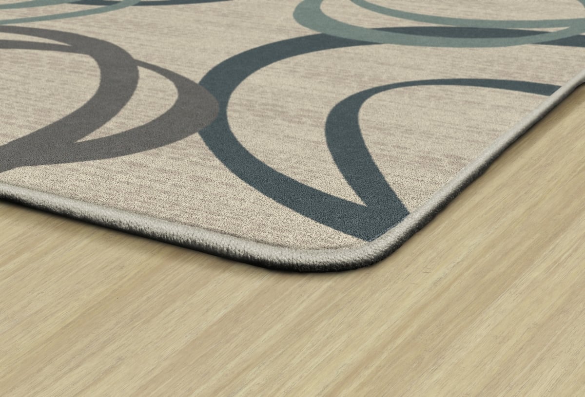 FM200-50A Duo Natural & Blue Rectangle Rug - 8 ft. 4 in. x 12 ft.