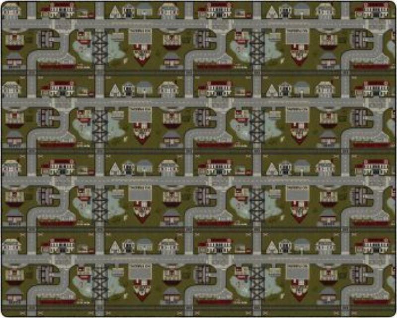 FM178-80A Places to Go Tranquility Rectangle Rug - 12 x 18 ft.
