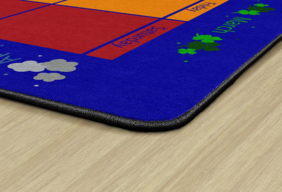 FA1262-58FS My Monthly Calendar Rug - 10 ft. 6 in. x 13 ft. 2 in.