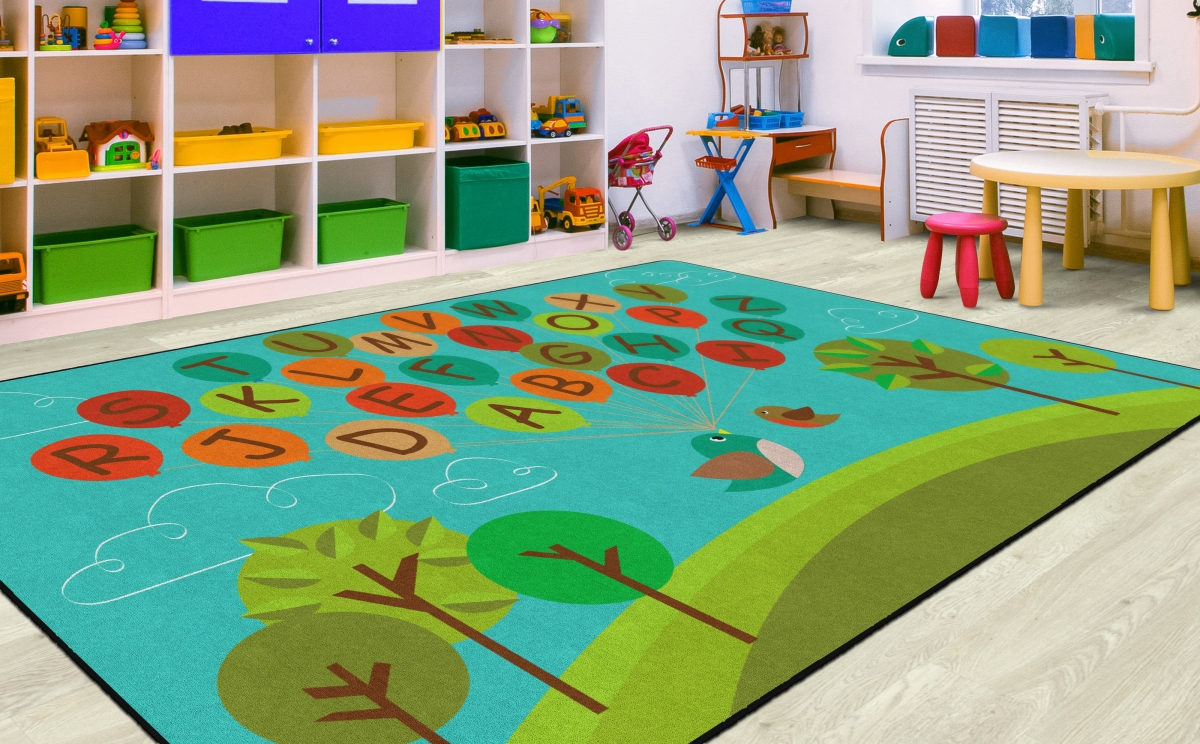 FE281-44A Fly Away ABCS Rectangle Rug - 7 ft. 6 in. x 12 ft.