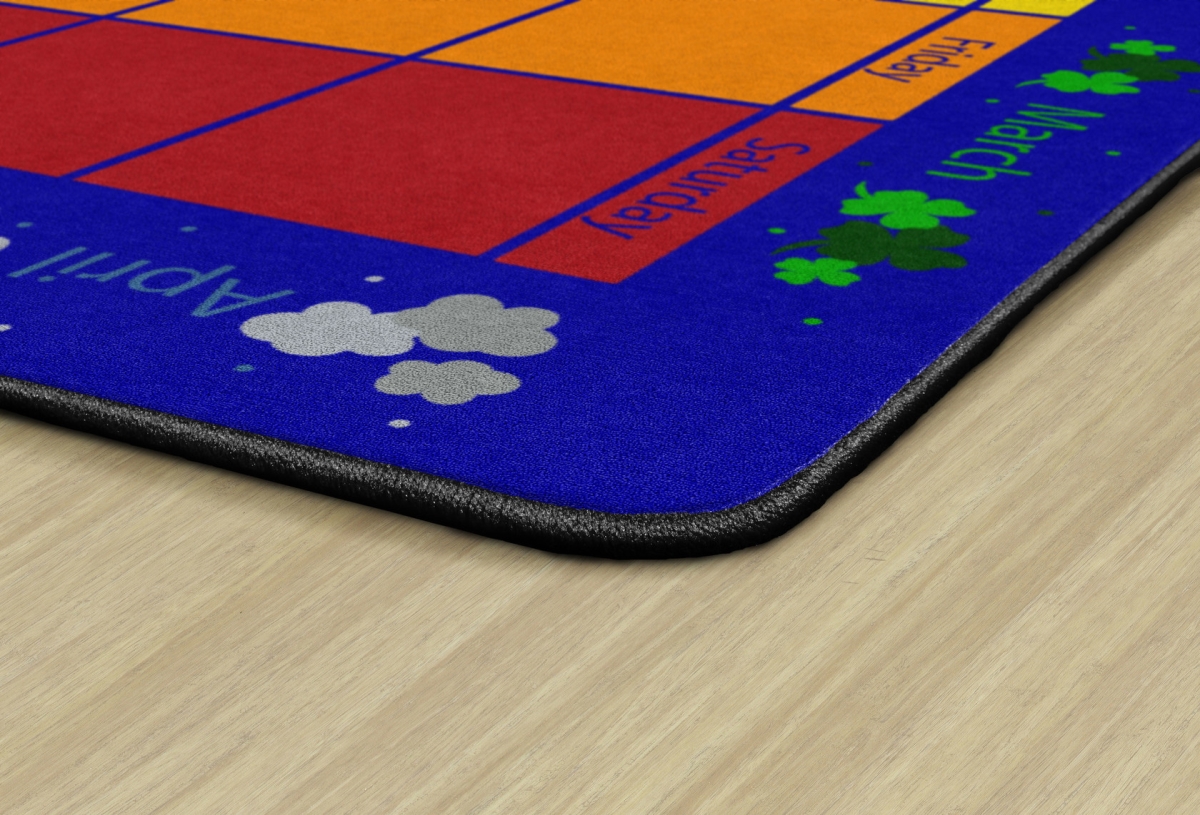 FA1262-44FS My Monthly Calendar Rug - 7 ft. 6 in. x 12 ft.