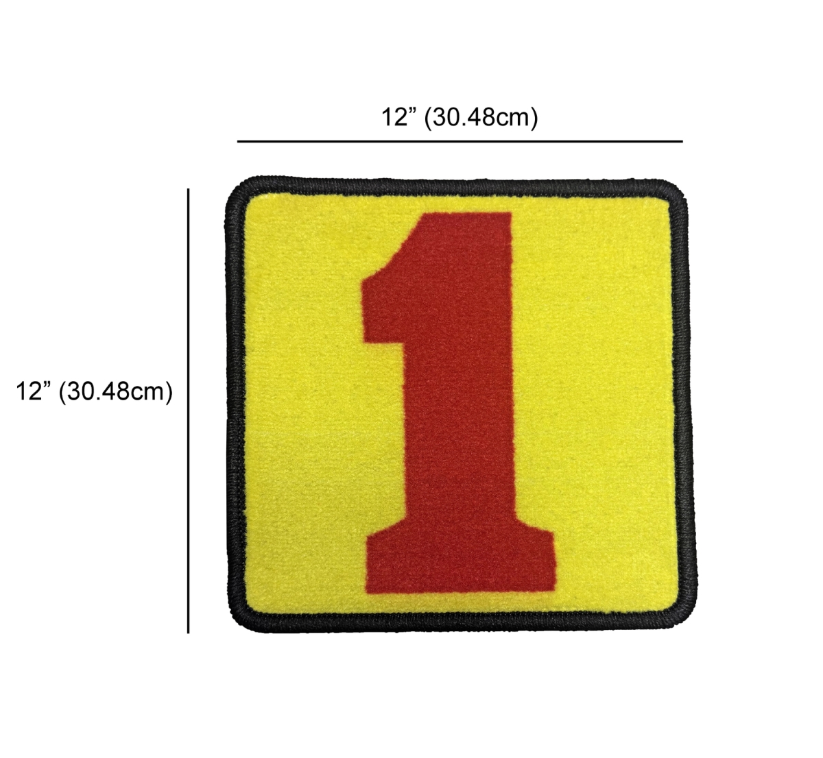 FE112-01A Building Blocks Set Square Rug - Includes 26 Alphabet Letters & No. S 1-10 - 12 x 12 in.