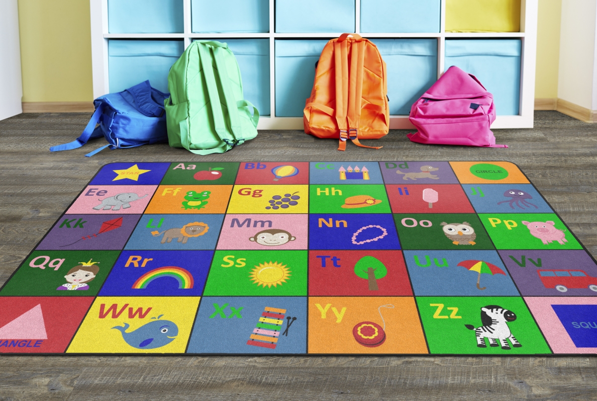 FA1347-32FS Learning Fun Rug - 6 ft. x 8 ft. 4 in.