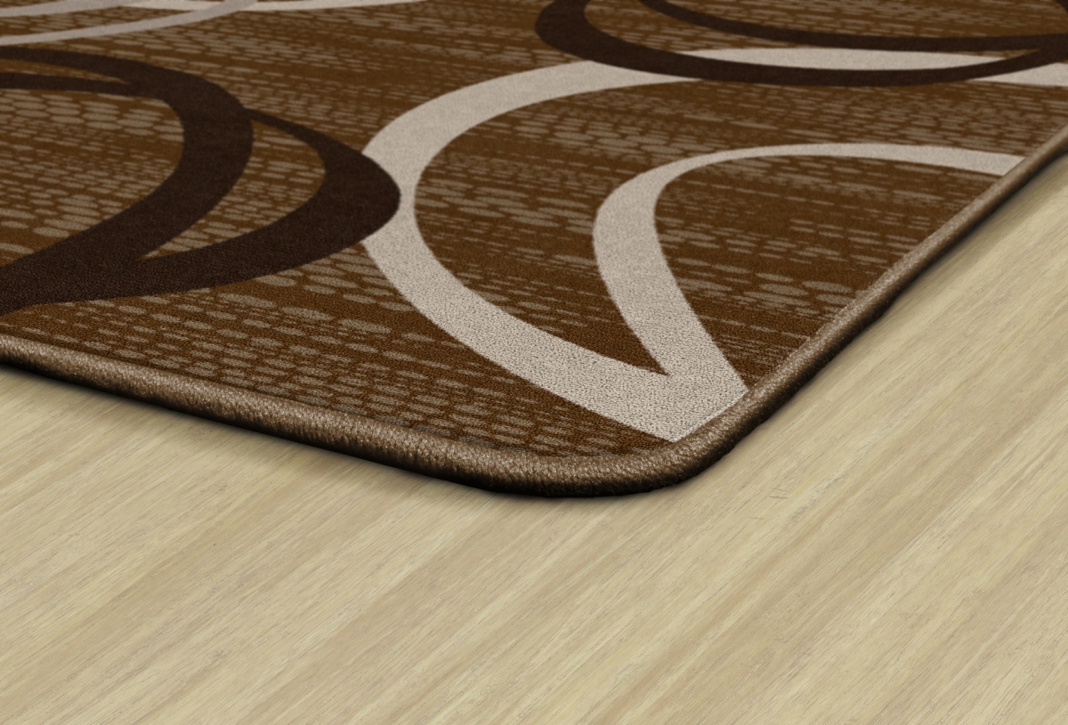 FM199-50A Duo Chocolate & Tan Rectangle Rug - 8 ft. 4 in. x 12 ft.